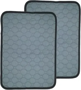 2 Pack Guinea Pig Cage Liners, Washable Guinea Pig Pee Pads Reusable Absorbent Bedding Non Slip Pads for Small Animals Hamsters Chinchillas Rats (17.3 " 23.2")