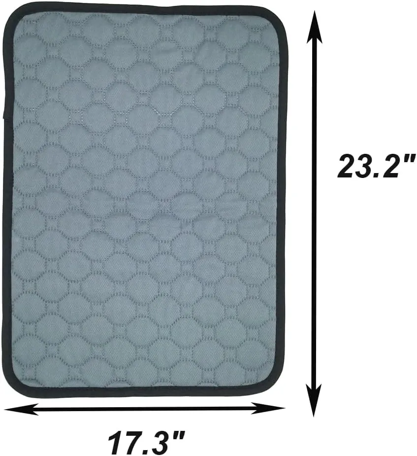 2 Pack Guinea Pig Cage Liners, Washable Guinea Pig Pee Pads Reusable Absorbent Bedding Non Slip Pads for Small Animals Hamsters Chinchillas Rats (17.3 " 23.2")