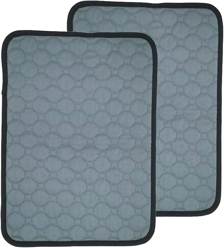 2 Pack Guinea Pig Cage Liners, Washable Guinea Pig Pee Pads Reusable Absorbent Bedding Non Slip Pads for Small Animals Hamsters Chinchillas Rats (17.3 " 23.2")