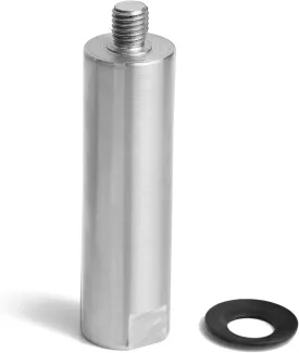 25mm Post for Wood Lathe Tool Rest with 4" Total Length Including Thread, M10X1.5 Thread