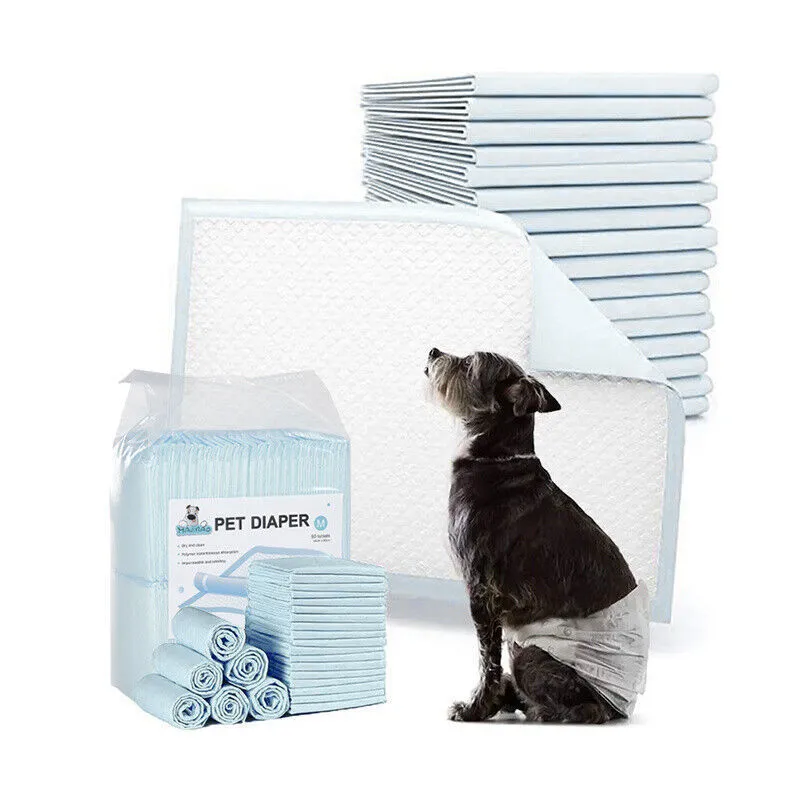 50x Large Puppy Training Pads - Toilet Pee Mats for Dogs & Cats