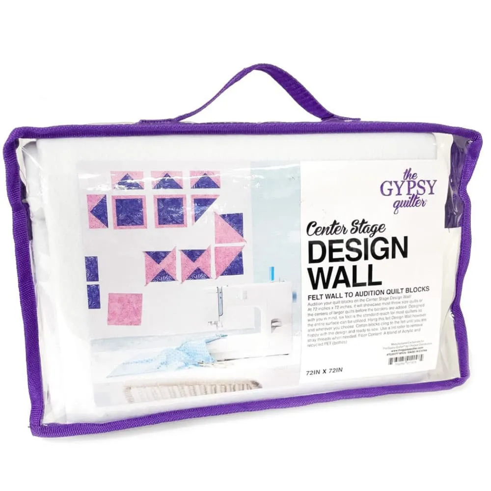 72" Center Stage Felt Design Wall - White
