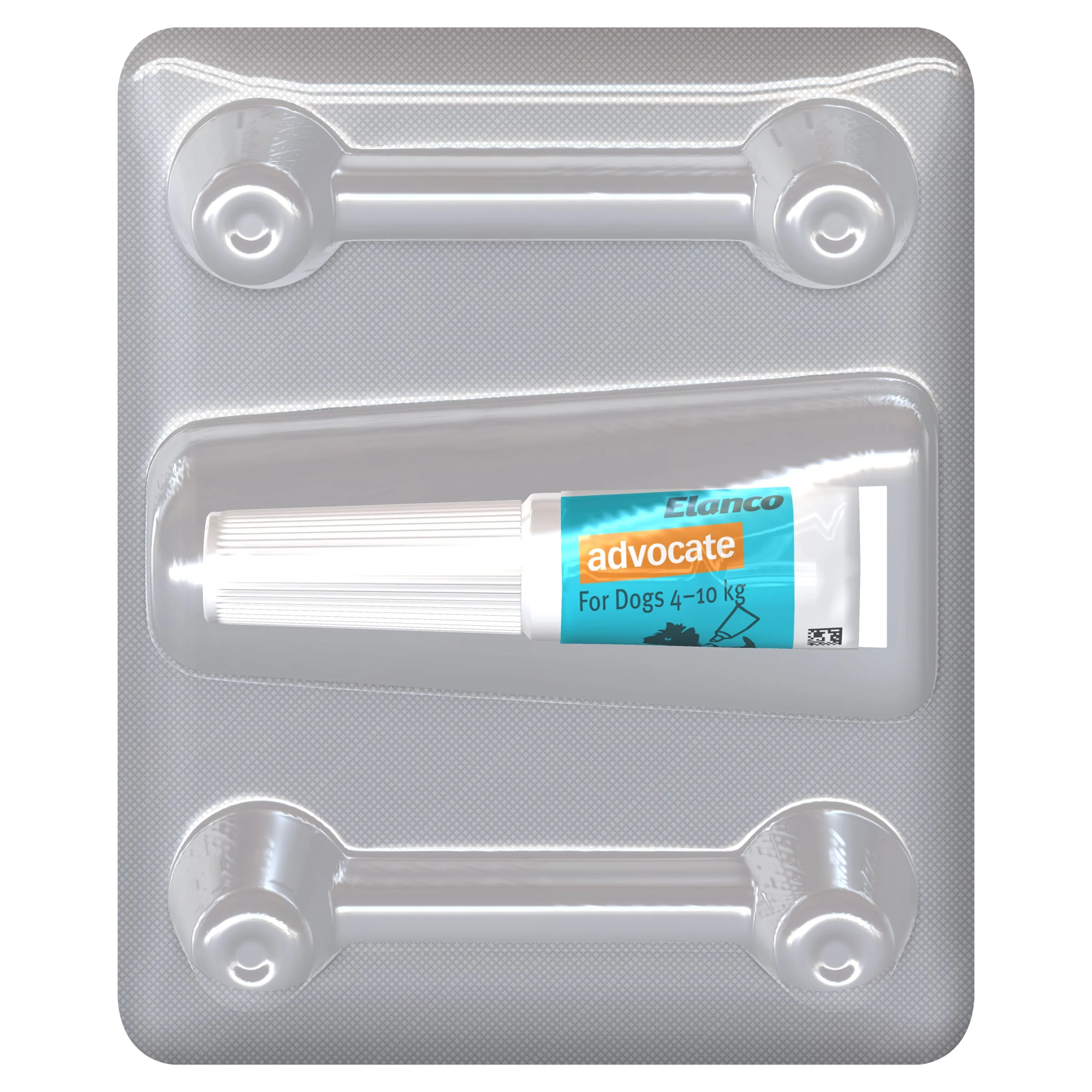 Advocate Flea Heartworm and Worm Treatment for Dogs 4-10kg Aqua 1 Pack^^^
