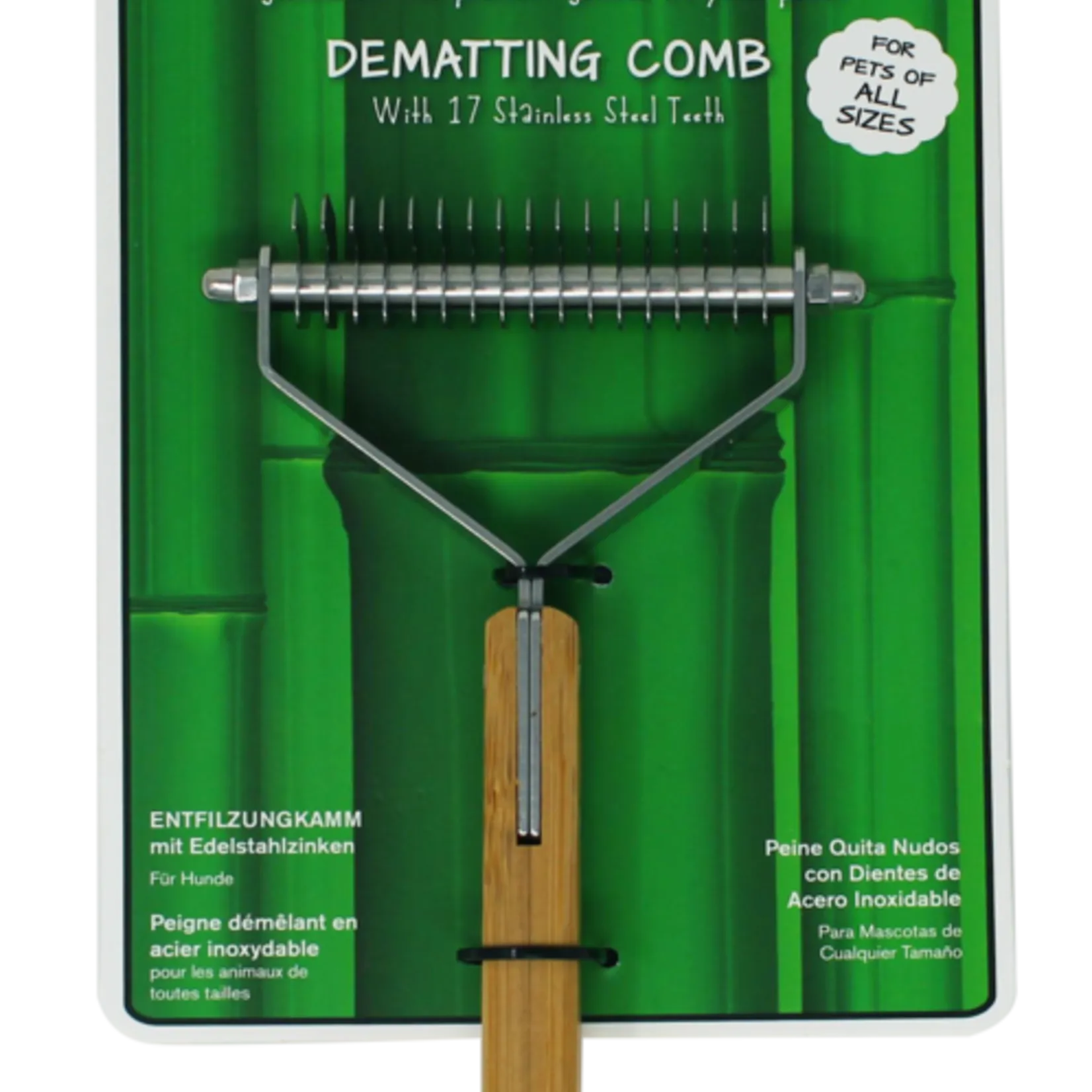 Bamboo Groom Dematting Comb