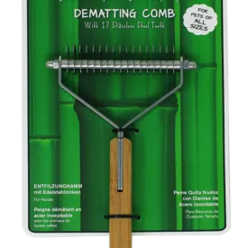 Bamboo Groom Dematting Comb