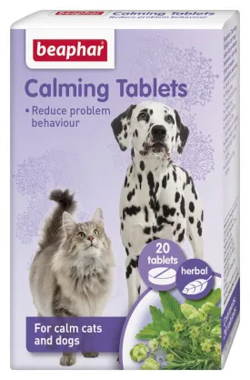 Beaphar Calming Lemon Balm & Rosemary Tablets for Cats & Dogs 20pk