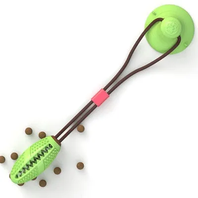 Best Dog Toys Silicone Suction Cup Tug Interactive Dog Ball Chew Bite