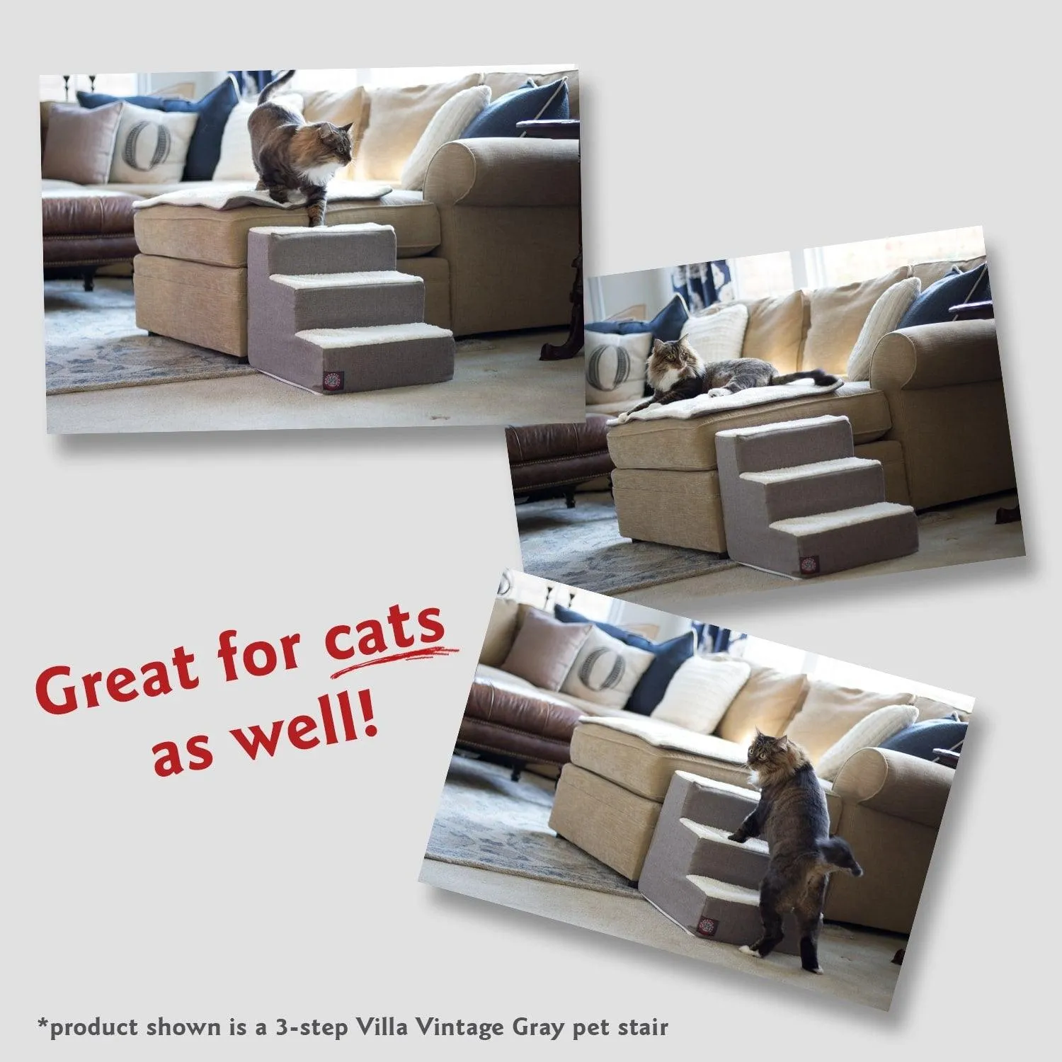Boho Arrow 3 Steps Pet Stairs (Heavy Duty)