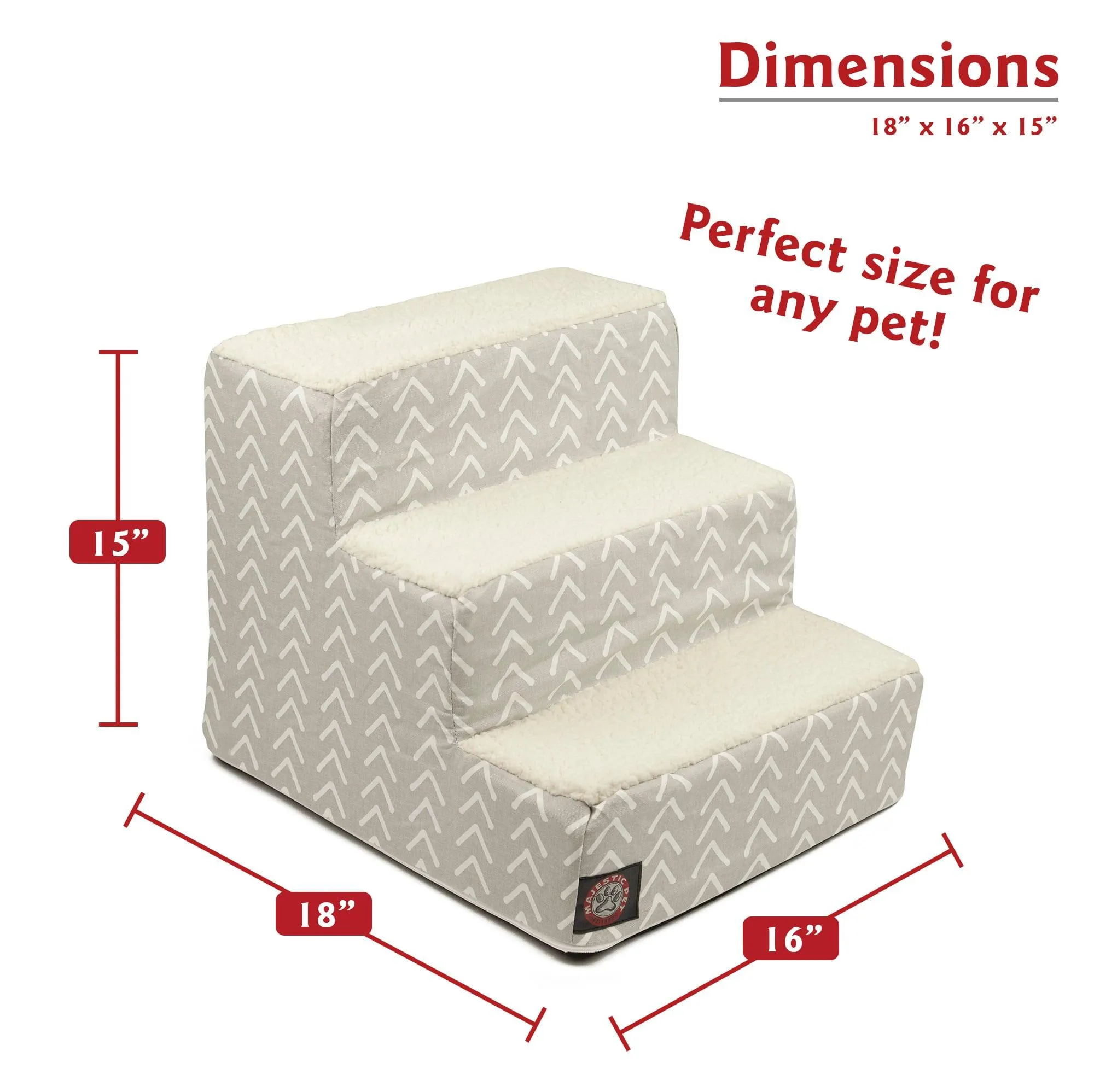 Boho Arrow 3 Steps Pet Stairs (Heavy Duty)