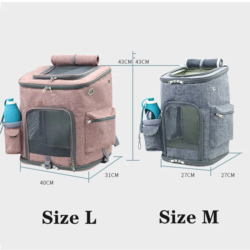 Carrier Bags Breathable Holes Foldable Pet Travel