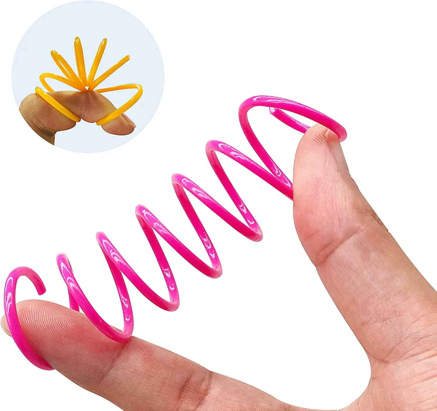 Cat Spring Toys 30 Packs, Plastic Colorful Springs Cat Toys for Cat Kitten Pets, Interactive Cat Toys for Indoor Cats and Kitten