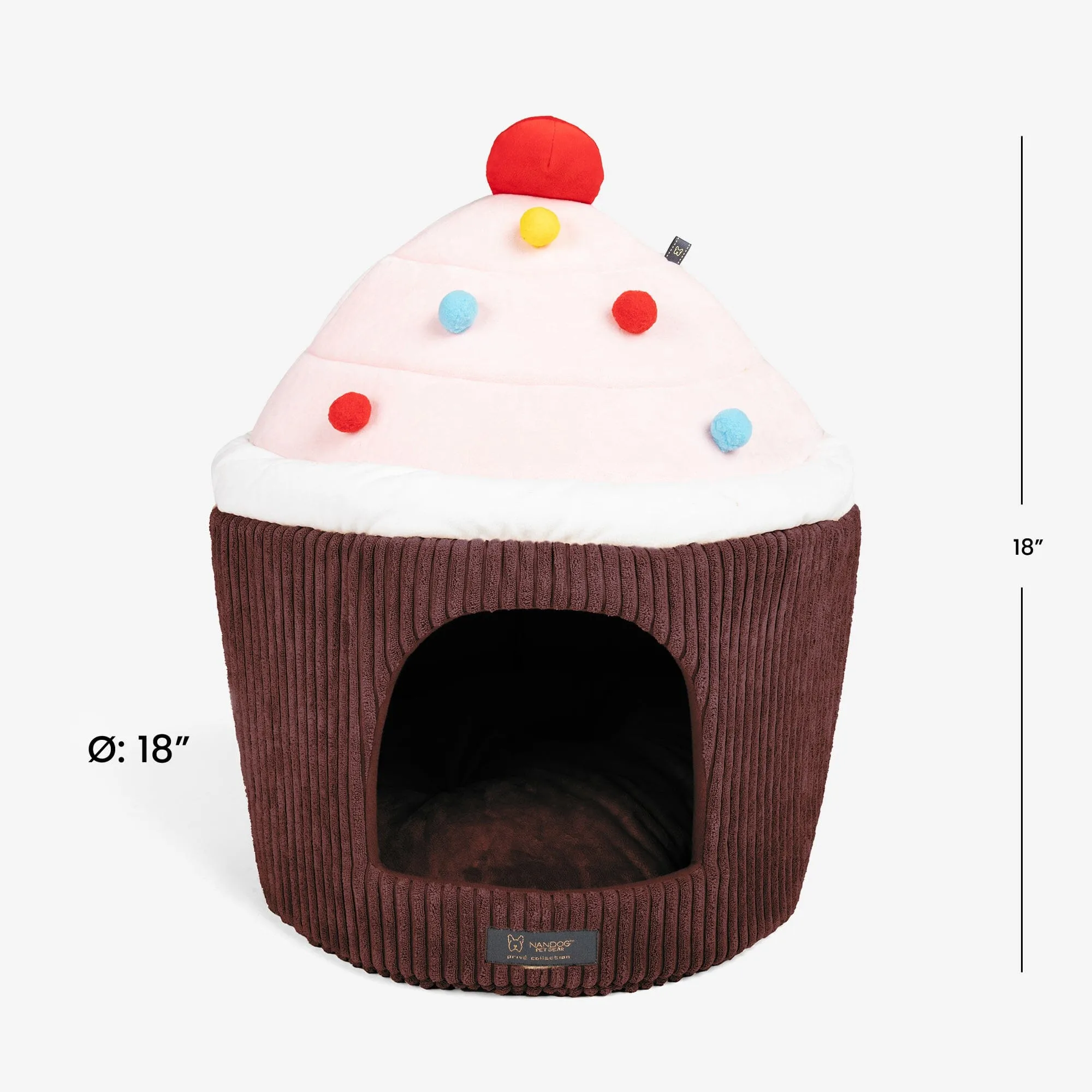Chocolate Cupcake Dog & Cat Fun Bed Prive Collection