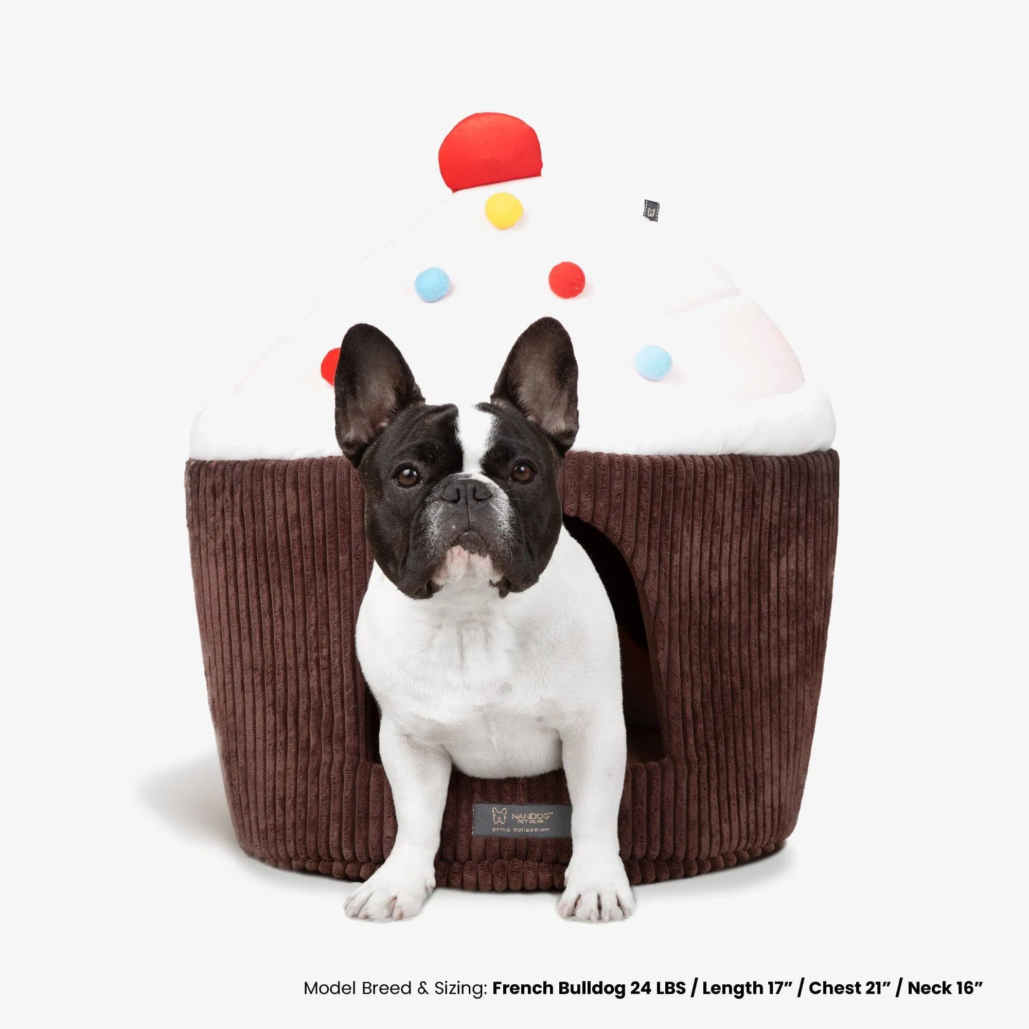 Chocolate Cupcake Dog & Cat Fun Bed Prive Collection