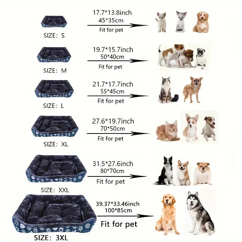 Cozy Pet Bed Mat for Cats and Dogs