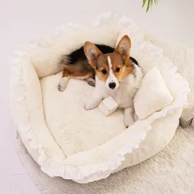 Cute Princess Dog Bed Soft Breathable