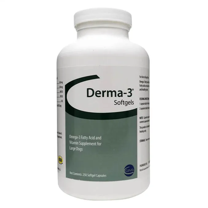 Derma -3 Softgels for Dogs and Cats