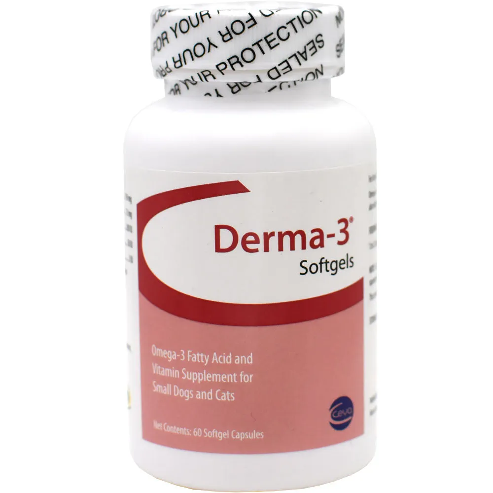 Derma -3 Softgels for Dogs and Cats