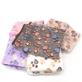 Dog Bed Blanket Soft Fleece Cushion