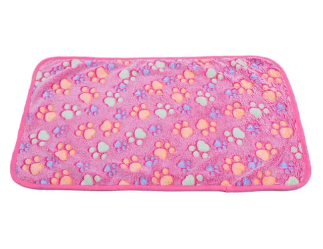 Dog Bed Blanket Soft Fleece Cushion