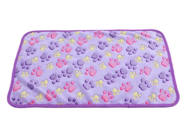 Dog Bed Blanket Soft Fleece Cushion