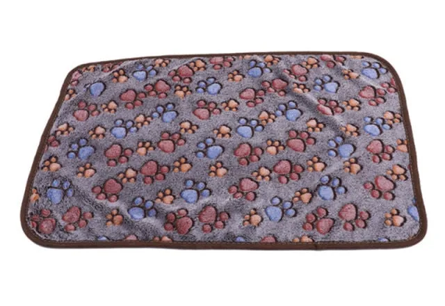Dog Bed Blanket Soft Fleece Cushion