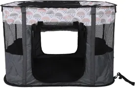 Dog Playpen, Foldable Pet Playpen Portable Cat Enclosed Playpen Cage Kennel Tent Crate with Storage Bag for Kitten Puppy Indoor Outdoor Travel Camping