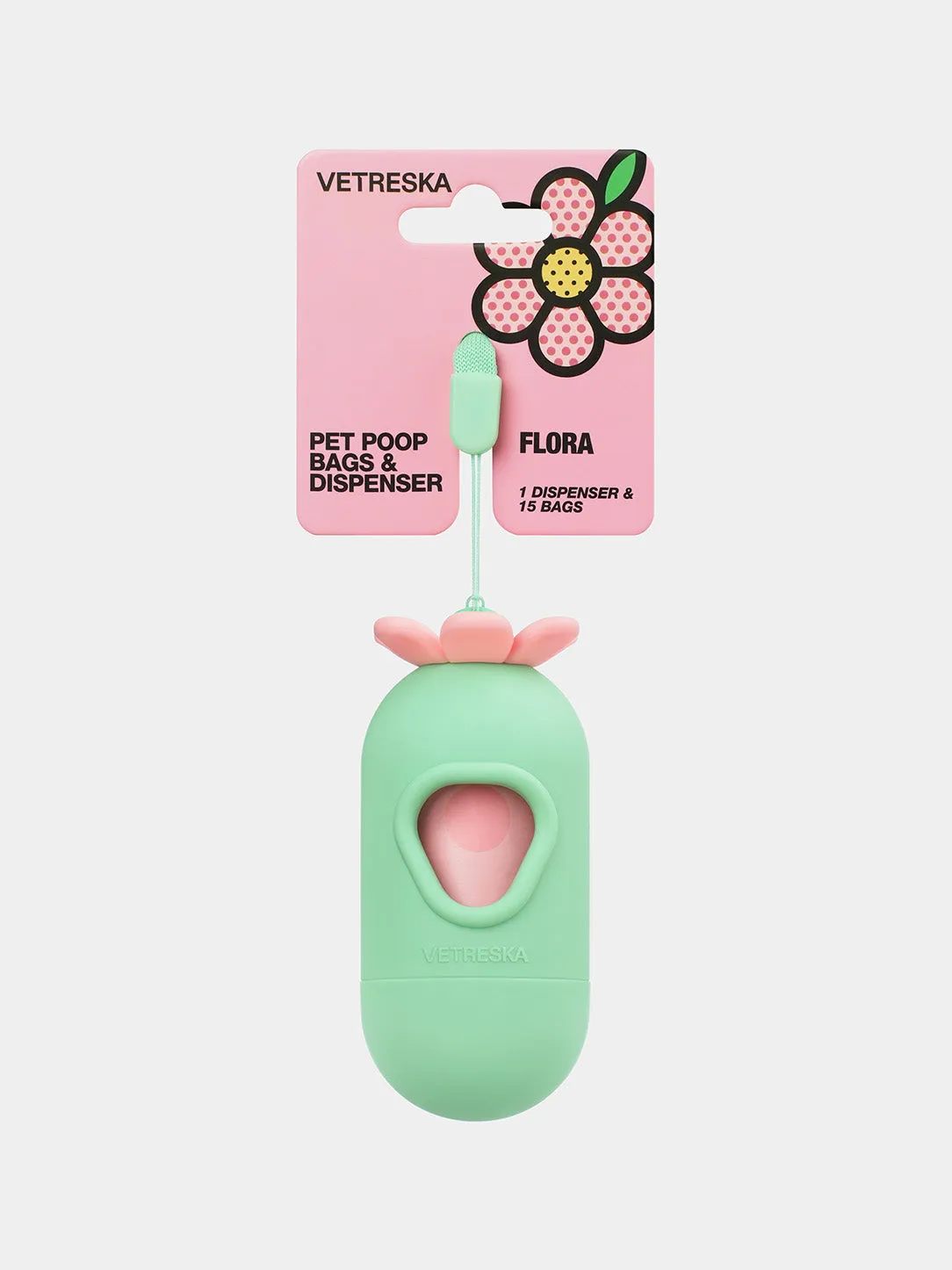 Flora Pet Walk Kit (Harness, Leash & Poop Bag Dispenser)