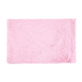 Fluffy Pet Blankets-Soft Faux Fur, Anti-Anxiety Cozy Throws for Cats and Dogs, M 80*55cm light pink
