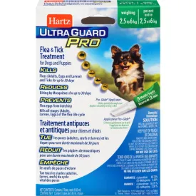 Hartz UltraGuard PRO Flea & Tick Drops for Dogs & Puppies