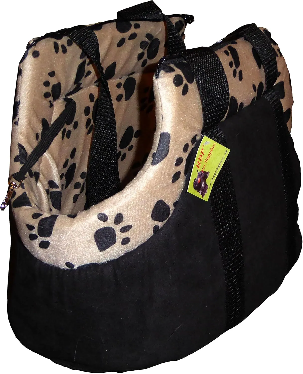 HDP Paw Style Small Pet Carrier Color:Beige Size:Medium