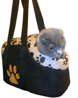 HDP Paw Style Small Pet Carrier Color:Beige Size:Medium