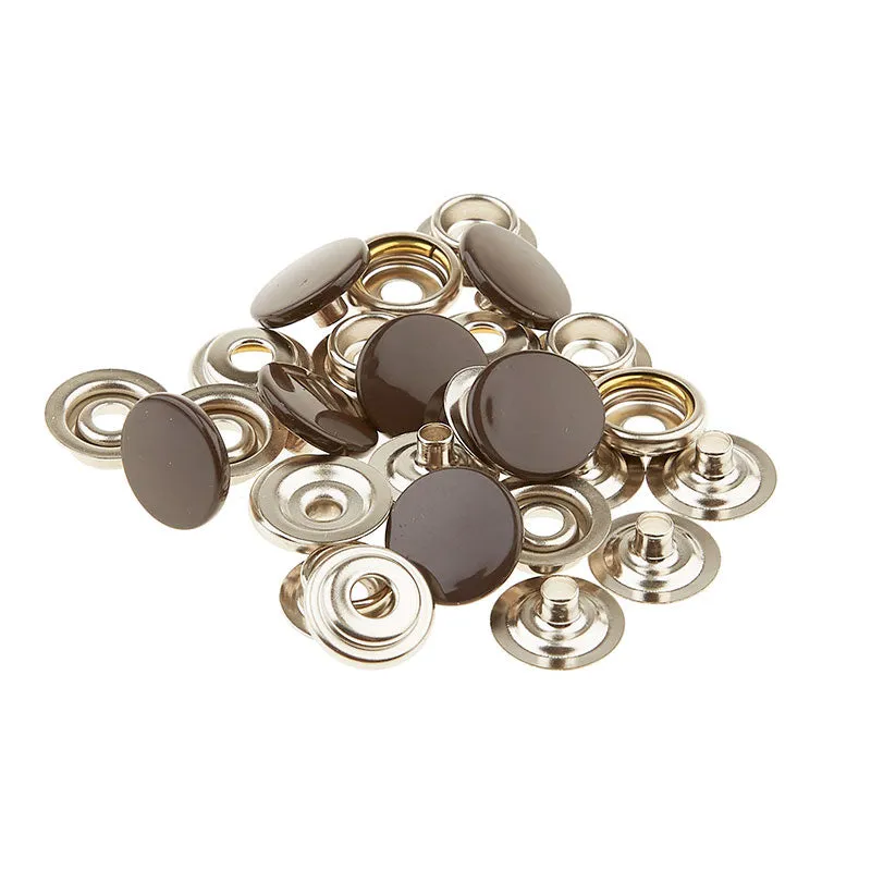 Heavy Duty Snaps - 5/8" Brown
