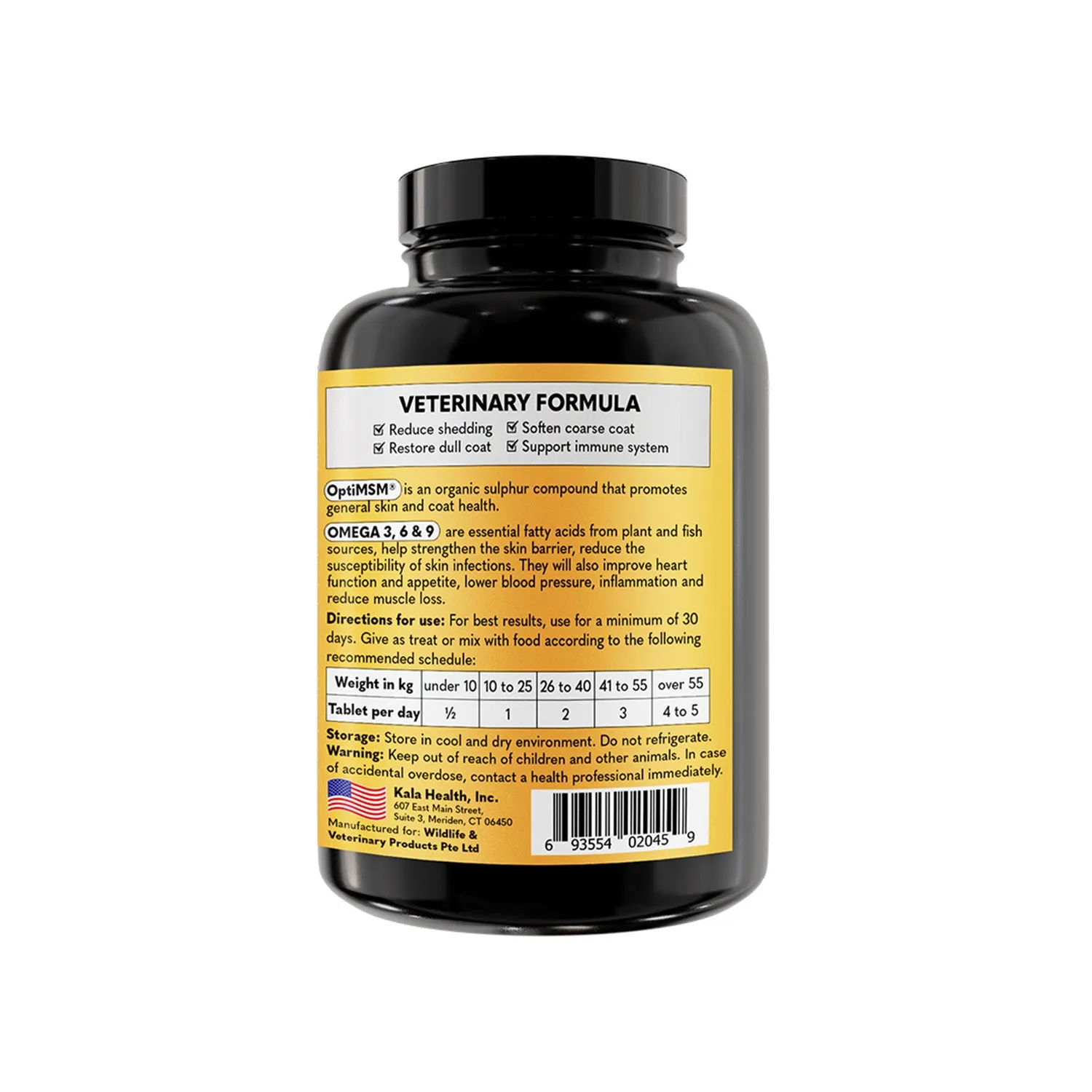 Kalahealth Dermatrix Skin & Coat Supplement For Dogs & Cats