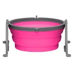 Loving Pets Travel Dog Bowl Pink Large