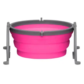 Loving Pets Travel Dog Bowl Pink Large