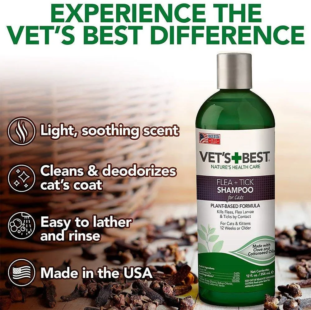 Natrual Flea   Tick Shampoo for Cats