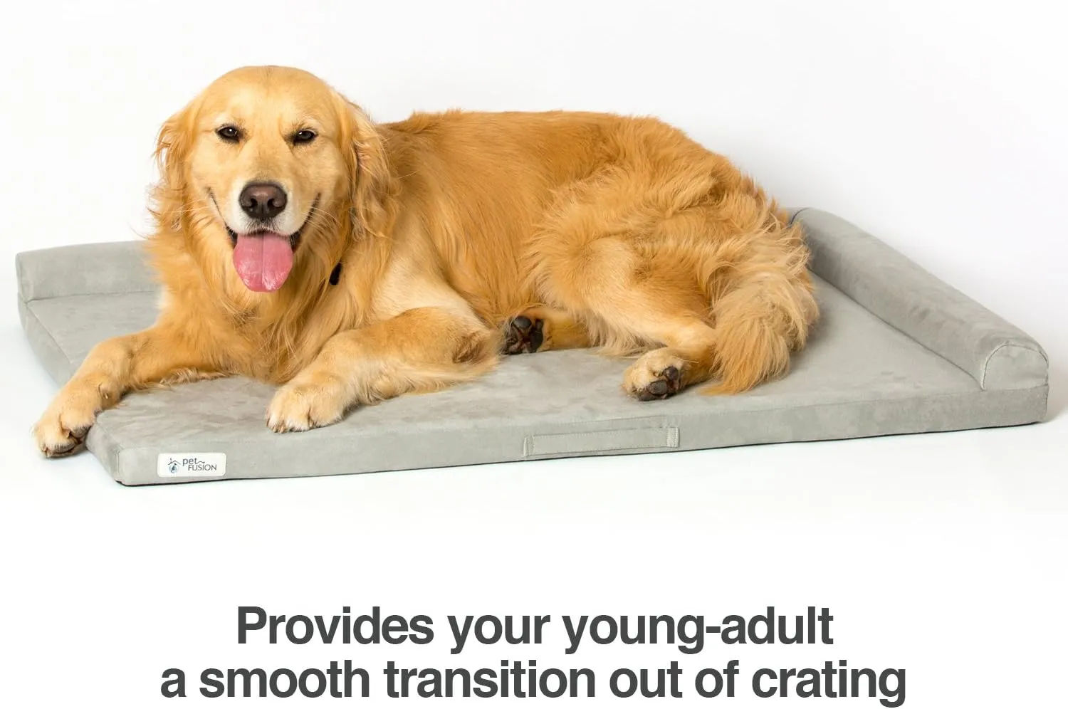 PetFusion PuppyChoice Dog Crate Bed | Durable Microsuede Cover, Solid Foam, Waterproof Liner | Removable Washable Crate Pad Cover. Replacements Covers & Blankets Also Avail | 1 Year Warr.