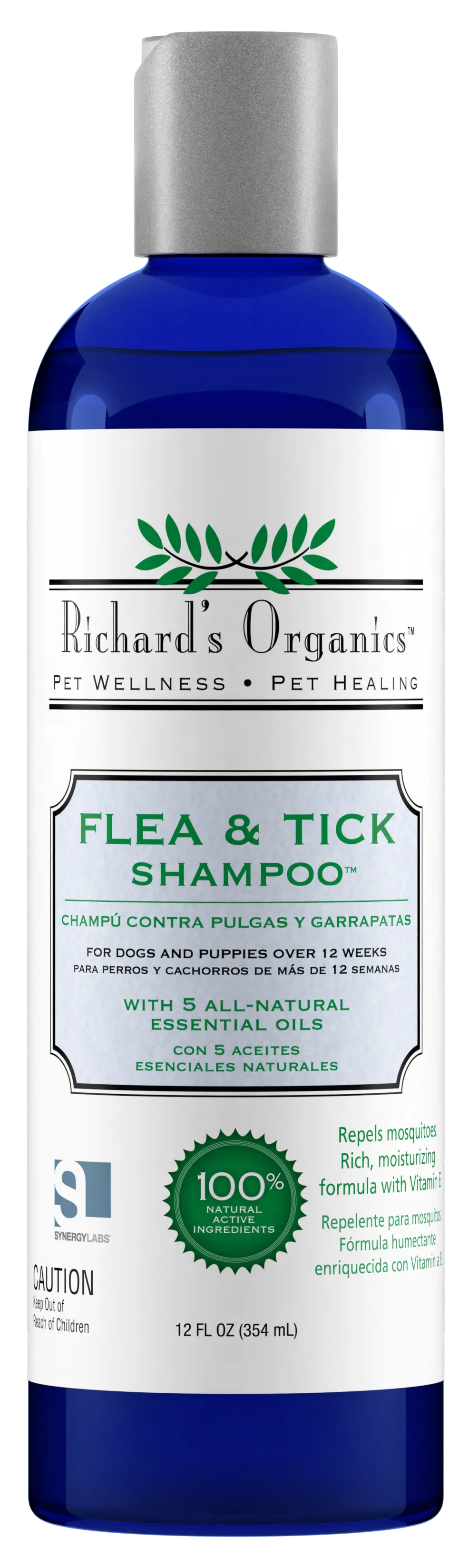 Richard's Organics Flea & Tick Shampoo 12oz