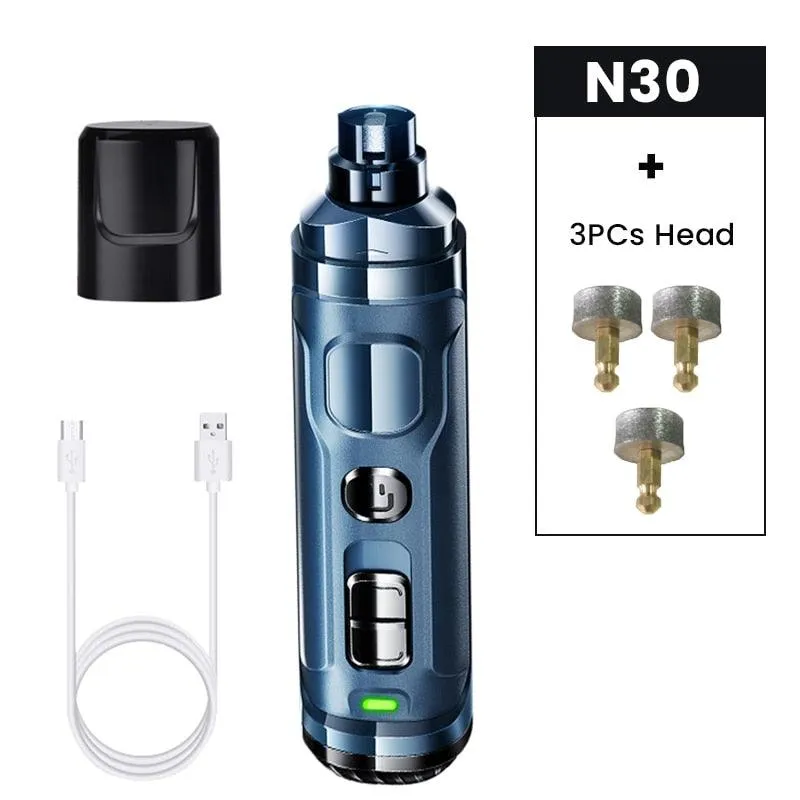 ROJECO N30 Electric Dog Nail Clippers For Dog Nail Grinder Rechargeable Professional Pet Clipper For Cat Claws Cutter Grooming