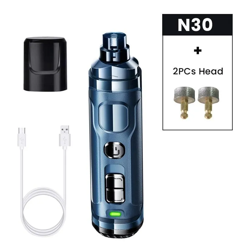 ROJECO N30 Electric Dog Nail Clippers For Dog Nail Grinder Rechargeable Professional Pet Clipper For Cat Claws Cutter Grooming