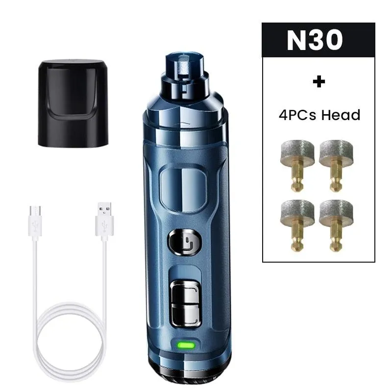 ROJECO N30 Electric Dog Nail Clippers For Dog Nail Grinder Rechargeable Professional Pet Clipper For Cat Claws Cutter Grooming
