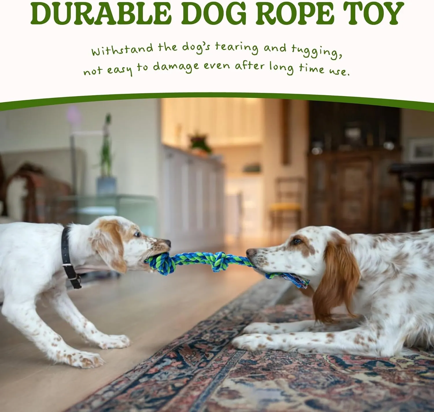 SHARLOVY Puppy Teething Toys for Small Dogs, 2 Pack Cotton Dog Rope Toy for Small Breed Aggressive Chewers, Interactive Puppy Playing Kit with Teething Rope, Tug-of-War