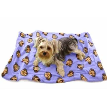Silly Monkey Ultra-Plush Dog Blanket - Lavender