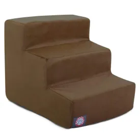 Suede 3 Step Pet Stairs (Heavy Duty)