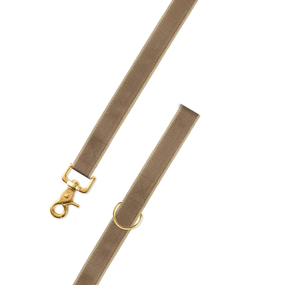 Tan Herringbone Dog Leash