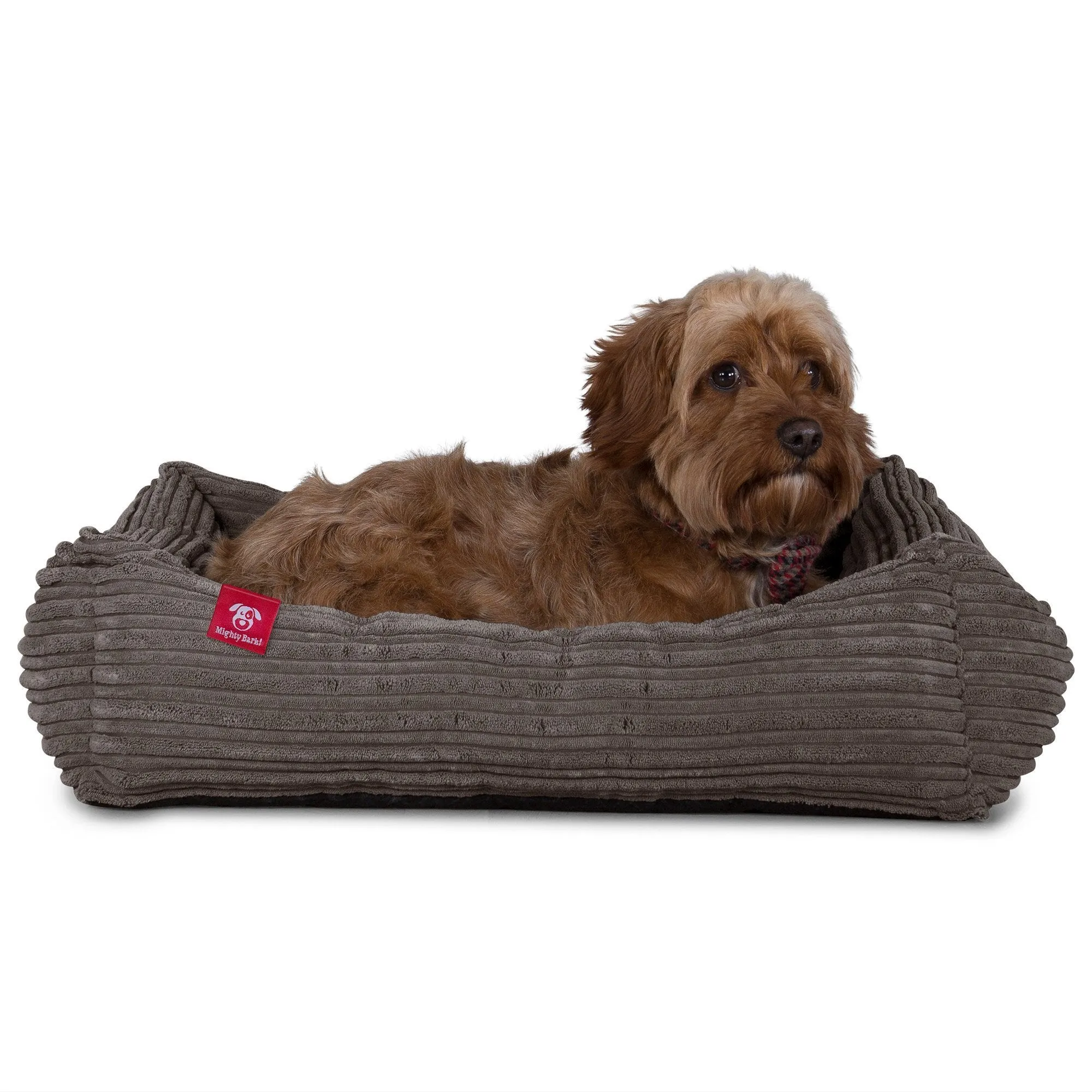 The Nest - Orthopedic Memory Foam Dog Bed - Cord Graphite Grey