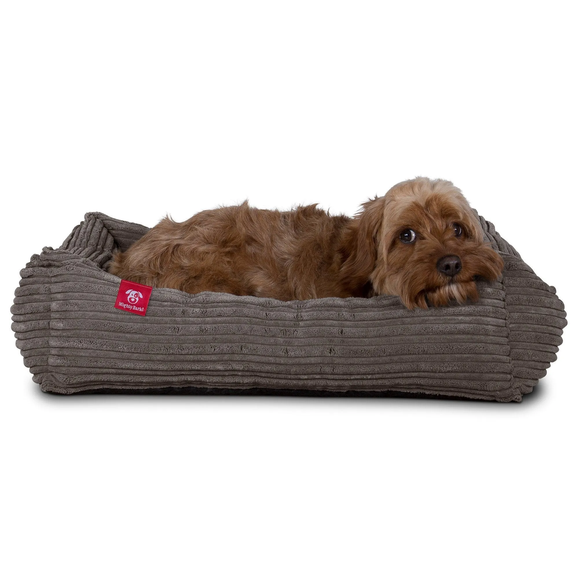 The Nest - Orthopedic Memory Foam Dog Bed - Cord Graphite Grey