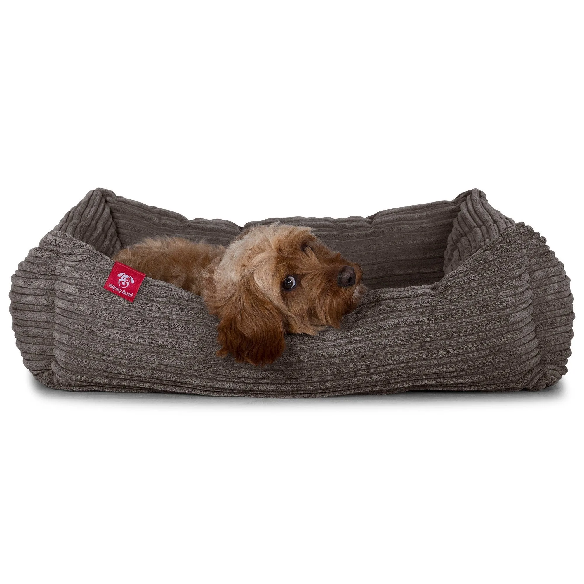 The Nest - Orthopedic Memory Foam Dog Bed - Cord Graphite Grey