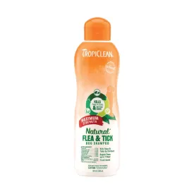 TropiClean Maximum Strength Natural Flea & Tick Dog Shampoo