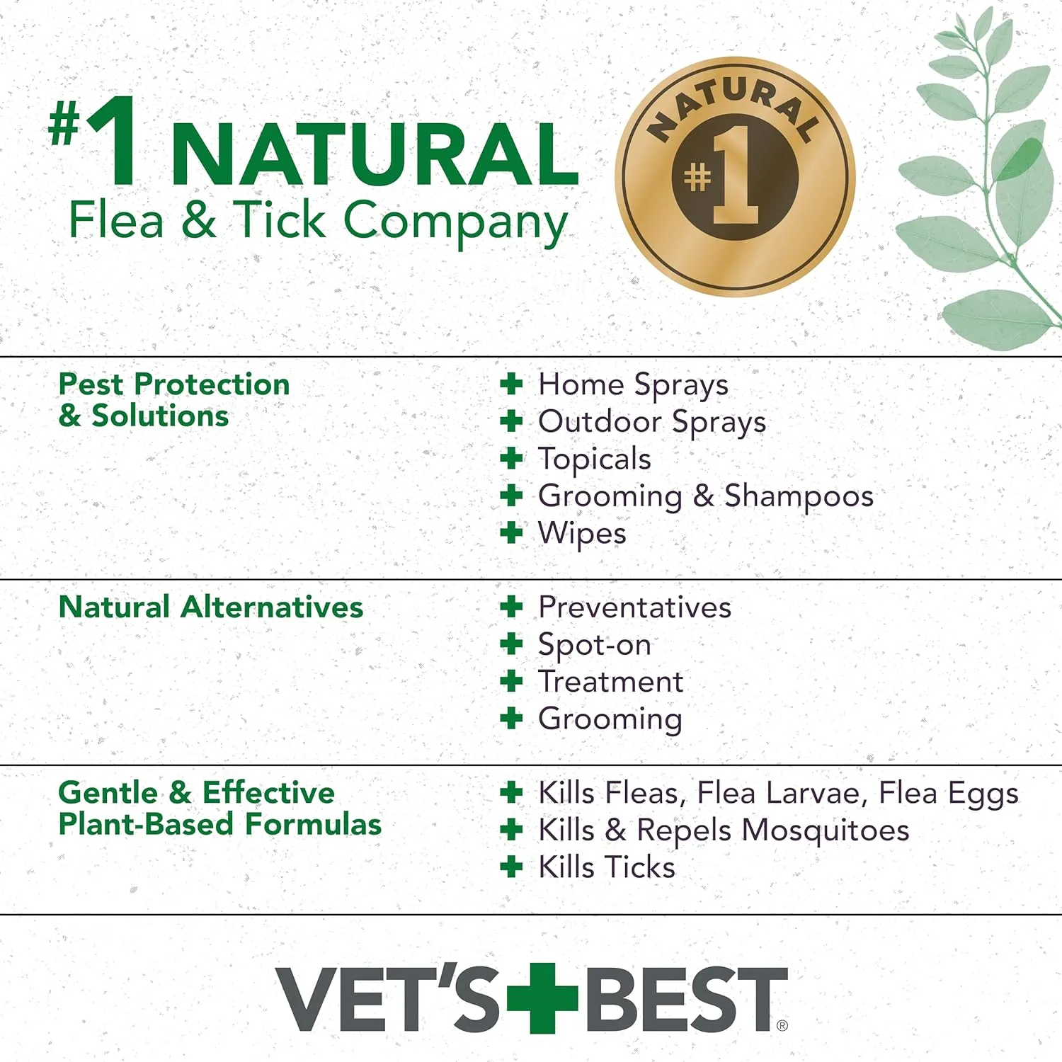 Vet's Best Flea & Tick 12-oz, Cat Shampoo